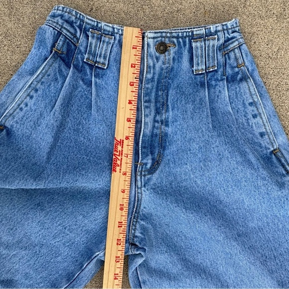 Vintage 90’s Lawman Jeans Bareback Barrel Leg High-Rise Pleated Front 22 W 28 L - Picture 9 of 12